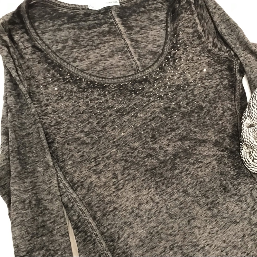Maurices- long sleeved sparkles tee